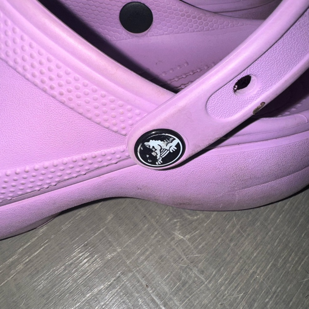 Crocs Lilac Platform Classics Clogs With Jibbits … - image 8